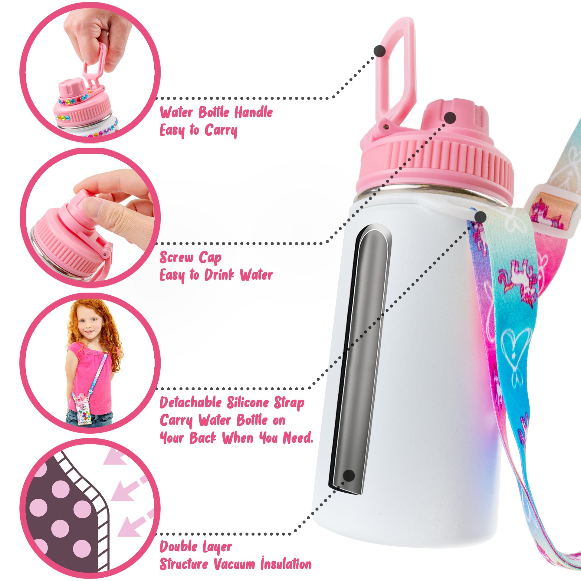 Decorate Your Own Water Bottle for Girls 6-8 yrs DIY Kits Cool Arts and  Crafts